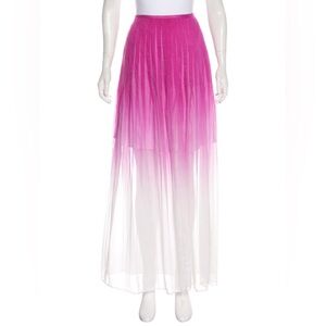 CATHERINE MALANDRINO silk maxi skirt 8